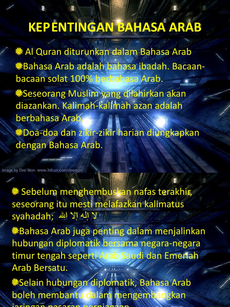 Kepentingan Bahasa Arab Pdf