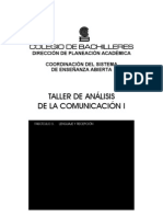 Colegio de Bachilleres - Taller de Analisis de La Comunicacion