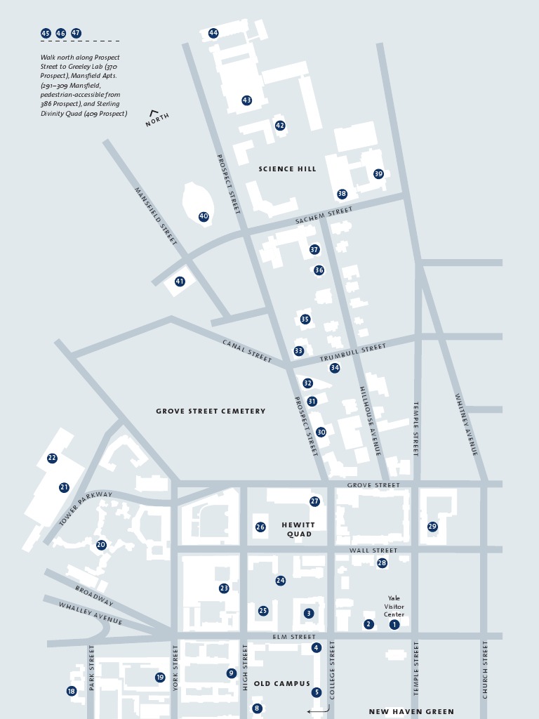 Yale Architecture Tour Map PDF Architect Yale University