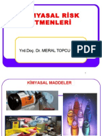 Kimyasal Risk Etmenleri