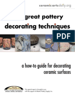 Five Great Pottery Decorating Technuques