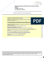 Self-Terminating Growth of Platinum Films by Electrochemical Deposition.