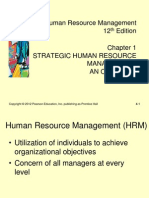 Human Resource Management 12 Edition Strategic Human Resource Management: An Overview