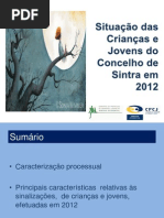 Situação das crianças e jovens do concelho de Sintra em 2012