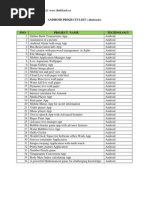 Android Projects List (Abstracts) : MR - Venkatsai 9642222622 Www.3tinfotech - Co