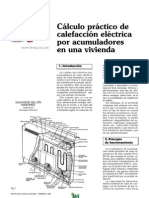 07 Cálculo Práctico De Calefacción Eléctrica Por Acumuladores E