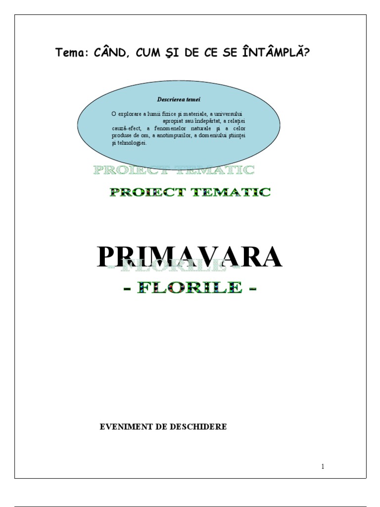 Primavara Proiect Tematic Doc