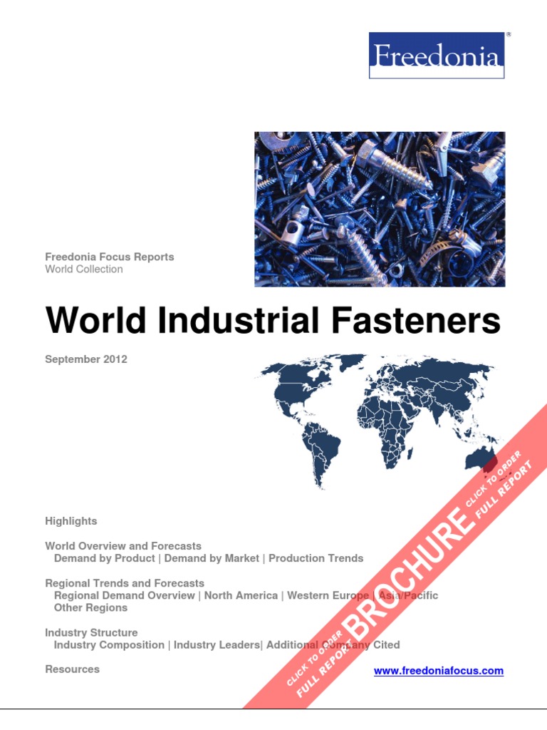 World Industrial Fasteners | PDF | Screw | Economies