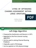Wire Routing by Optimizing Channel Assignment Within Large Apertures