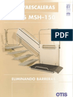Catálogo Salvaescaleras OTIS MSH-150 PDF