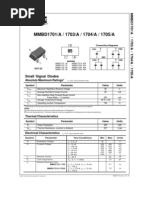 MMBD1701/A / 1703/A / 1704/A / 1705/A: Small Signal Diodes