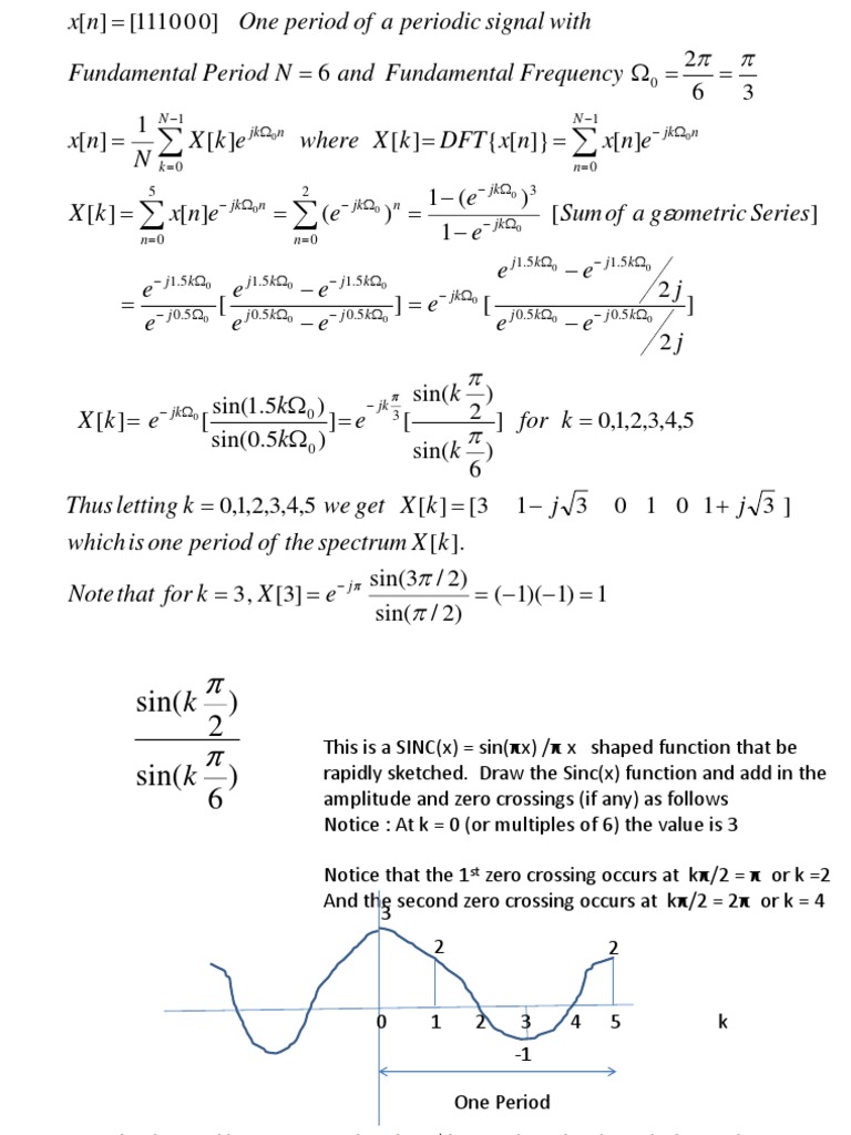 Sinc Function and Harmonics Analysis | PDF