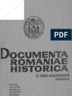 Documenta Romaniae Historica. Seria B Ţara Românească. Volumul 5 1551-1565 PDF