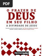 Livro eBook o Prazer de Deus Em Seu Filho