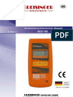 Co Meter Gco100 - D