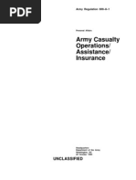 Ar 600-8-1 - Army Casualty Operations