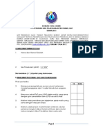 Borang Soal Selidik Program J-Qaf 2011