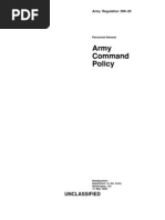 Ar 600-20 - Army Command Policy