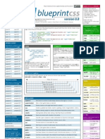 Blueprint CSS Framework Version 0.8 Cheat Sheet