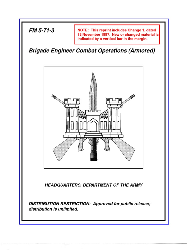 Armored Brigade Engineer Ops Guide | PDF