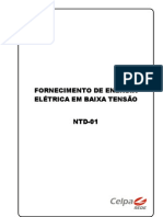 NTD-01 - Fornecimento de Energia Elétrica em Baixa Tensão (Celpa)