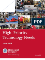 High Priority Technology Needs
