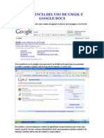 Experiencia Del Uso de Gmail y Google Docs Laviña y Tomey