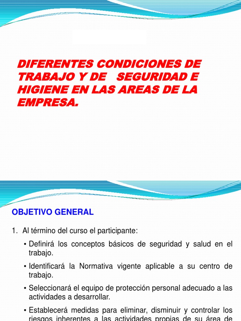 Seguridad e Higiene en el Trabajo | PDF | Derecho laboral | Seguridad y ...