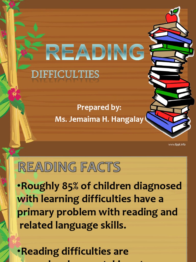 Reading Difficulties Reading Comprehension Mental Processes