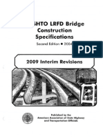 AASHTO LRFD Bridge Construction Specifications 2009 Interim