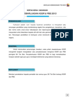 Kertas Kerja Penyebarluasan Kssr