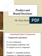 Product and Brand Decision