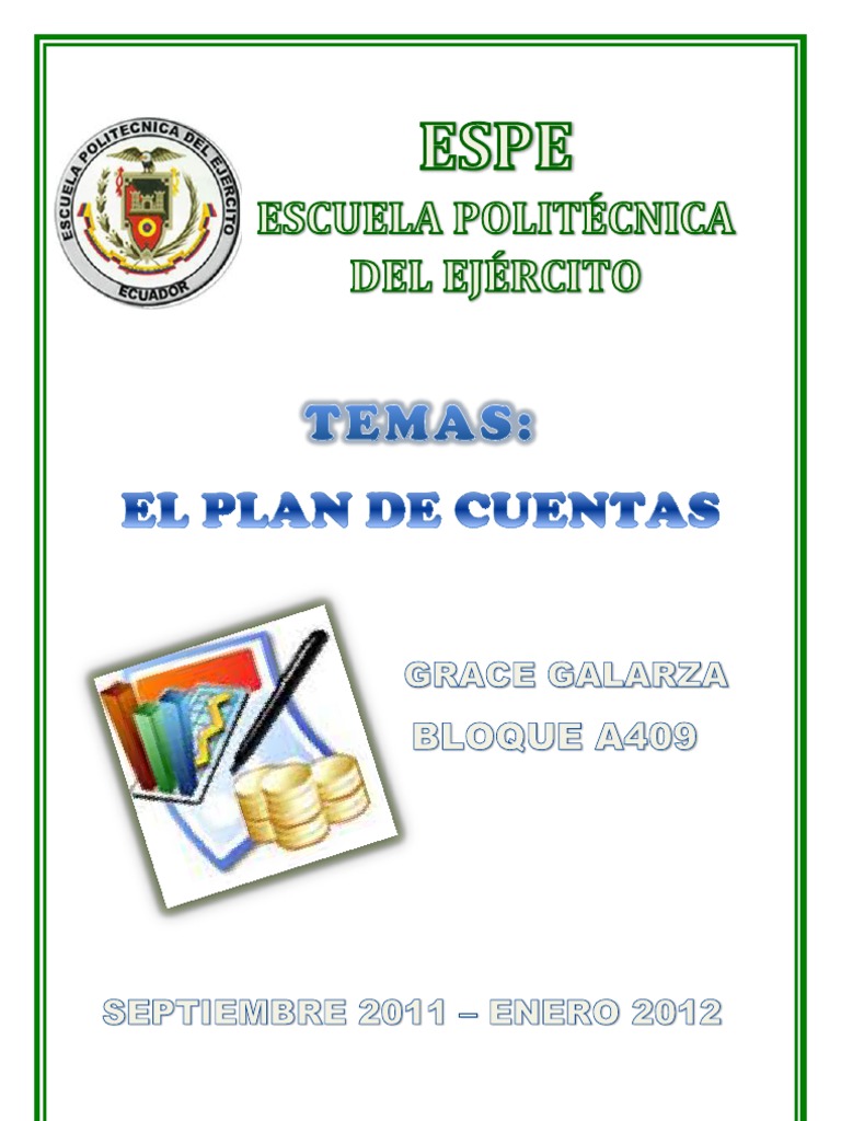 Plan de Cuentas y Codificación Contable | PDF | Contabilidad | Economias