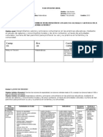 Plan Operativo Matematicas