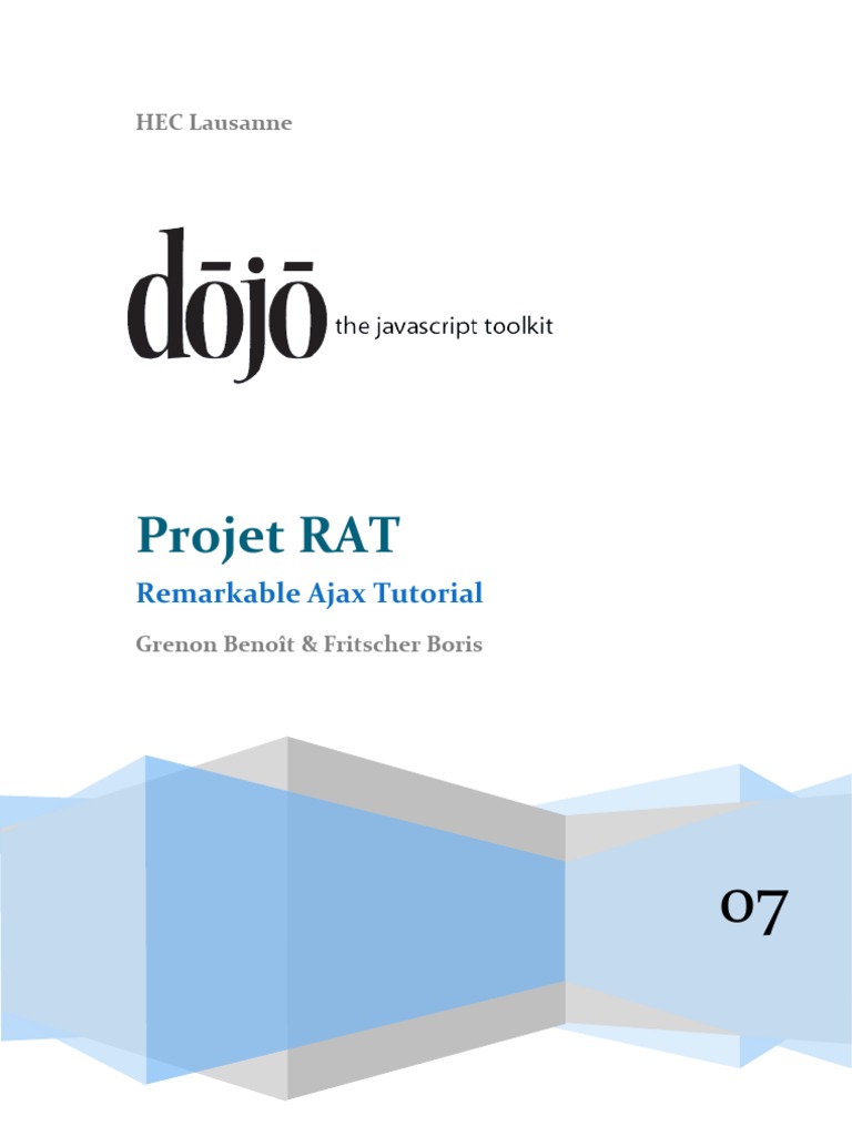 Dojo | PDF | Ajax (Programmation) | Application web