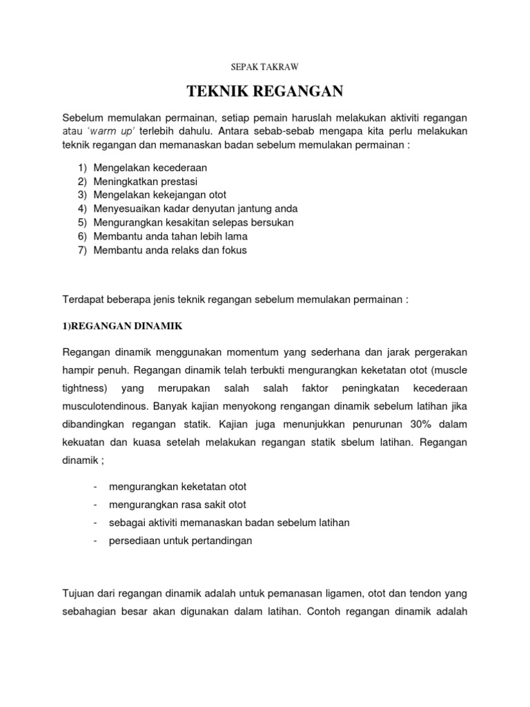 Teknik Regangan Pdf
