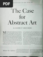 Greenberg, Clement - The Case For Abstract Art