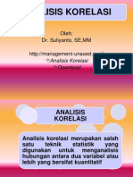 Analisis Korelasi