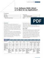 Hardware RAID vs. Software RAID