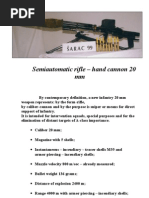 Semiautomatic Rifle Sharac