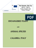 Plant and Animals Species in Calabria PDF