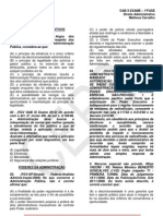 OAB 1 Fase X Exame Quest Direito Administrativo 020513 OAB X EX DIR ADM AULA 01 PDF