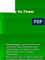 Group vs. Team Ppt