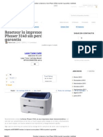Resetear La Impresora Xerox Phaser 3140 Sin Perder La Garantia - NodoGeek