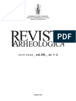Revista Arheologica VIII 1-2-2012