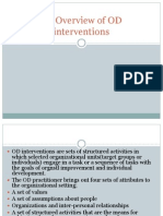 An Overview of OD Interventions