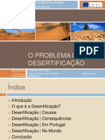 O Problema da Desertificação
