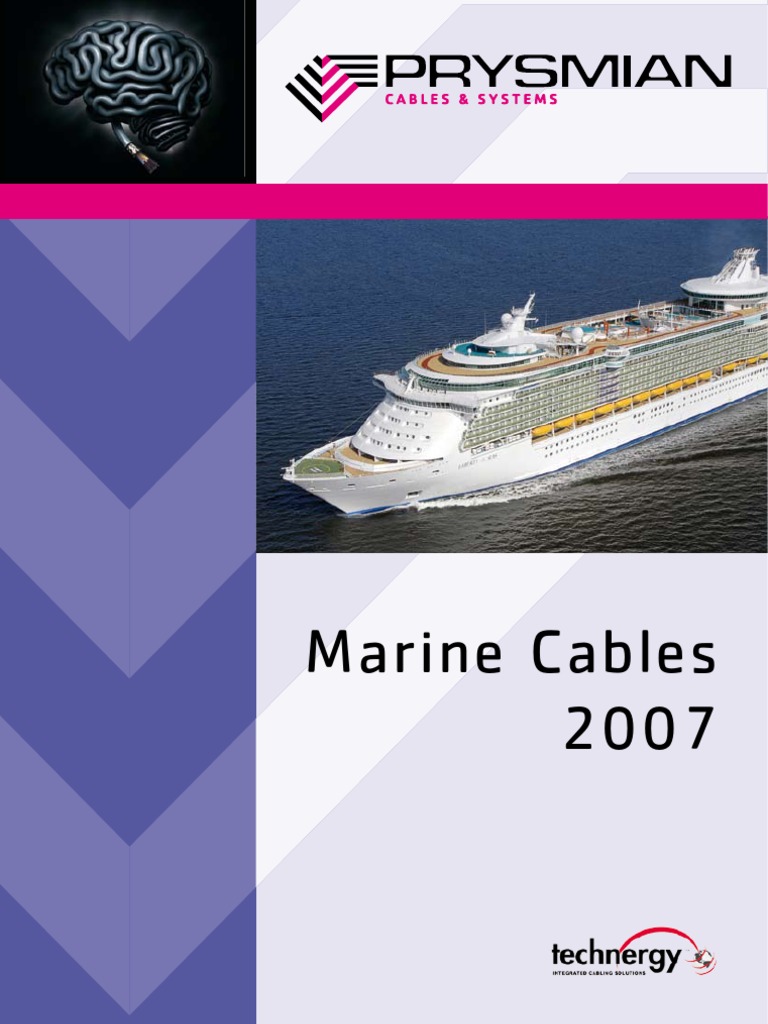 Catalogo Marine Prysmian | PDF | Cable | Electrical Conductor