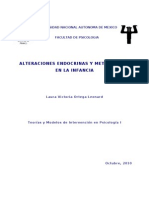 Alteraciones Endocrinas y Metabolicas