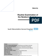 Routine Exam Newborn